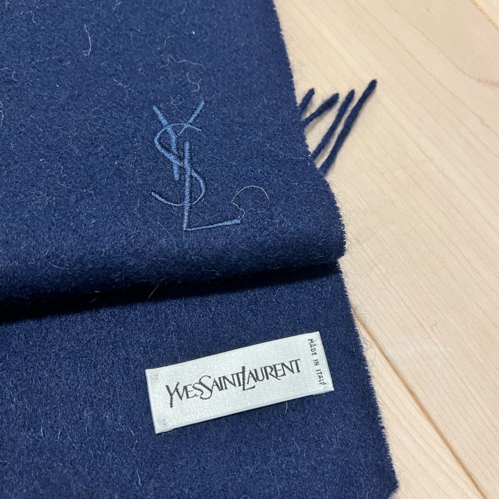 Yves Saint Laurent wool scarf